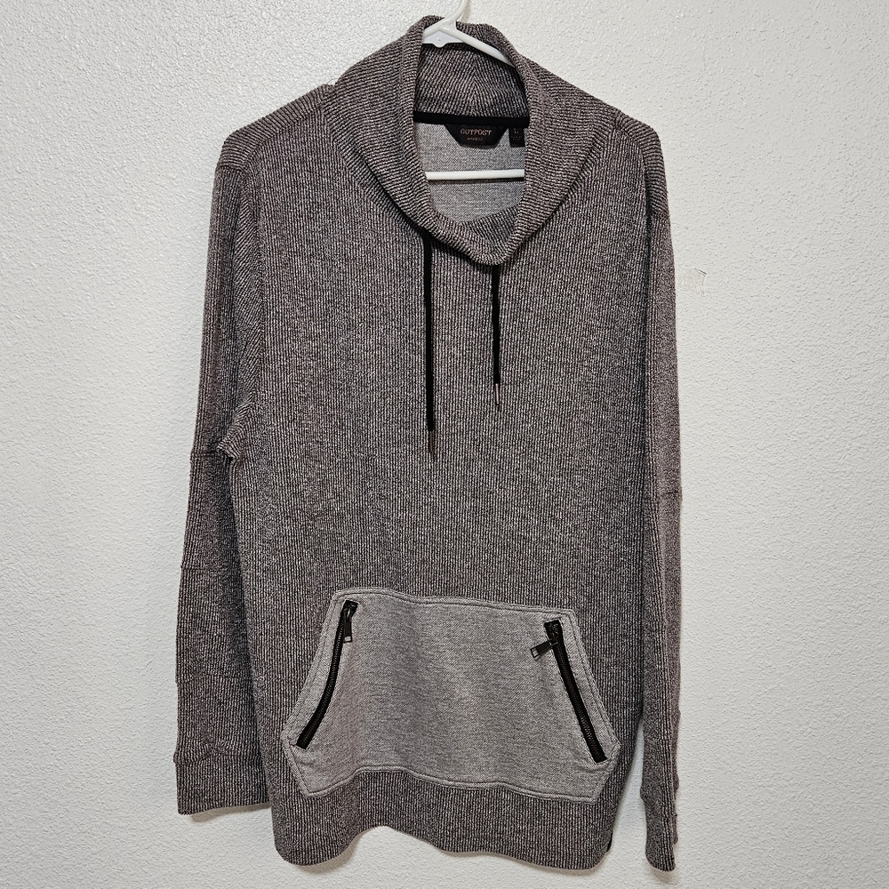 Mens Outpost funnel neck sweater size large